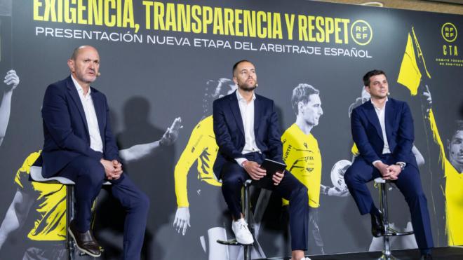 Fran Soto, junto a Rafael Louzán (Foto: RFEF)