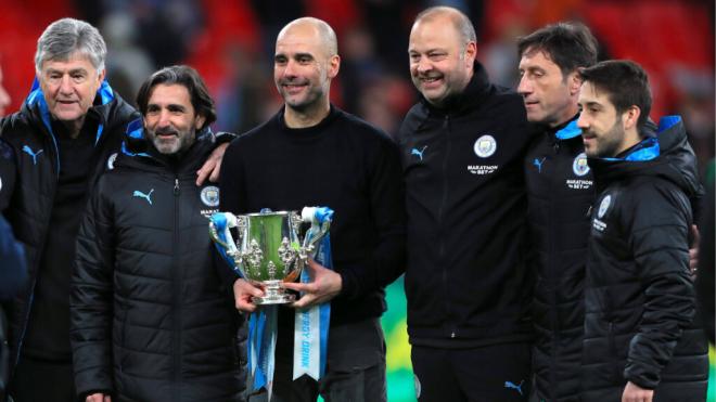 Carles Planchart en el equipo de Pep Guardiola (Cordon Press)