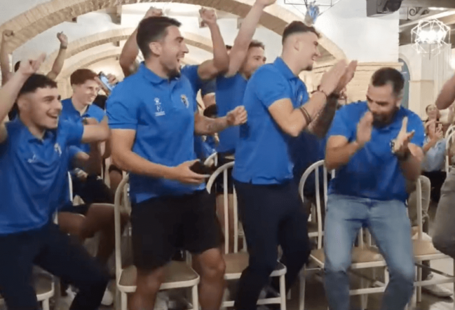 La UD Maracena celebra el sorteo contra el Valencia CF