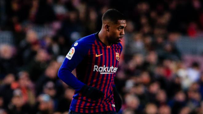 Malcom en un partido con el FC Barcelona (Europa Press)