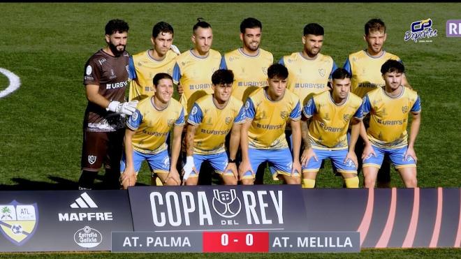 El Atlético Palma del Río en la ronda previa.
