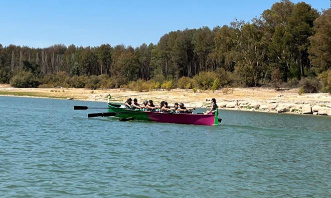Primera regata de la XII Liga Andaluza de banco fijo en llaut.