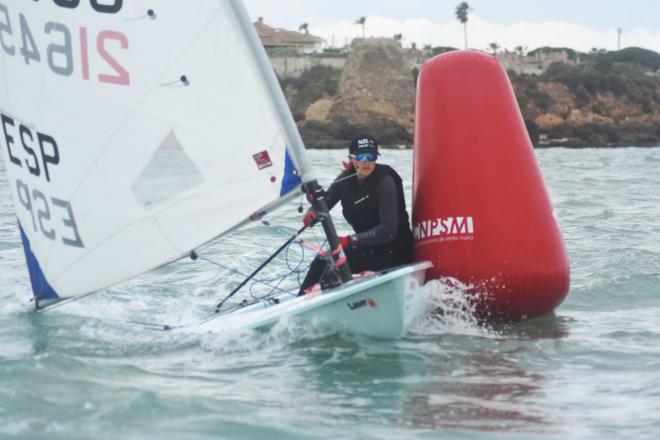 Raquel Retamero, en el RC Mediterráneo de Málaga.