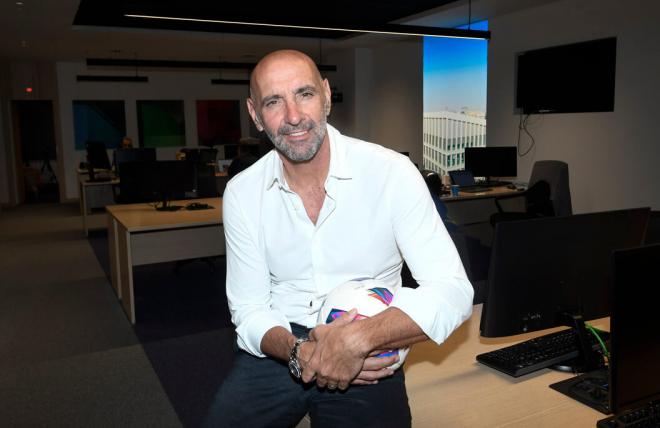 Monchi, en su entrevista con ElDesmarque (Foto: Kiko Hurtado).