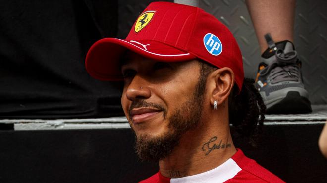 Lewis Hamilton con Ferrari (Cordon Press)