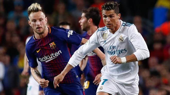 Iván Rakitic y Cristiano Ronaldo (Foto: Europa Press)