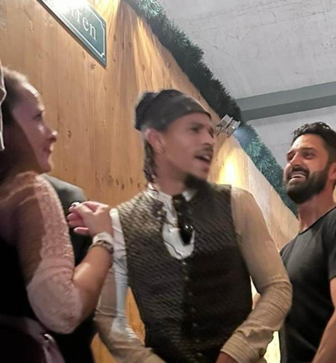 Leroy Sané exjugador del Bayern, en el Oktoberfest (Foto: X)