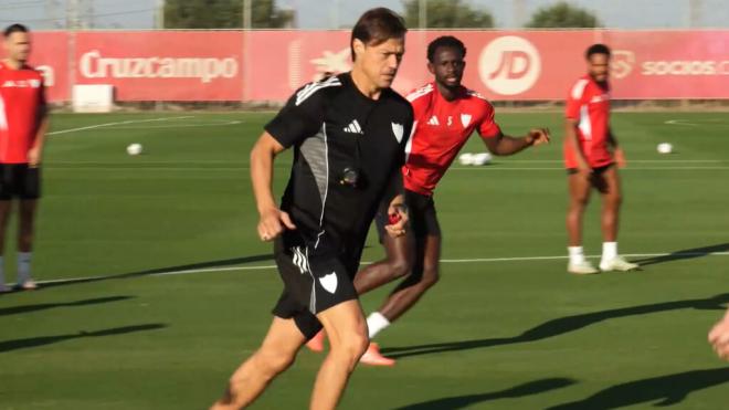 Tanguy Nianzou, en la sesión del martes.