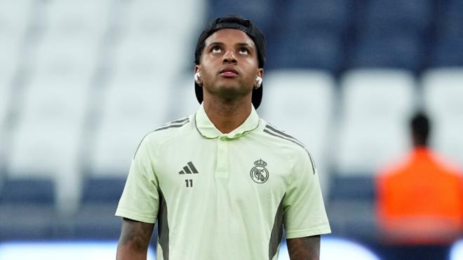 Rodrygo en un partido con el Madrid (Europa Press)