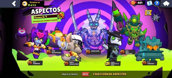 Las skins de Halloween 2025 que podemos conseguir gratis en Brawl Stars