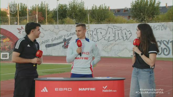 Jorge de Frutos en el entrenamiento (Selección Española)