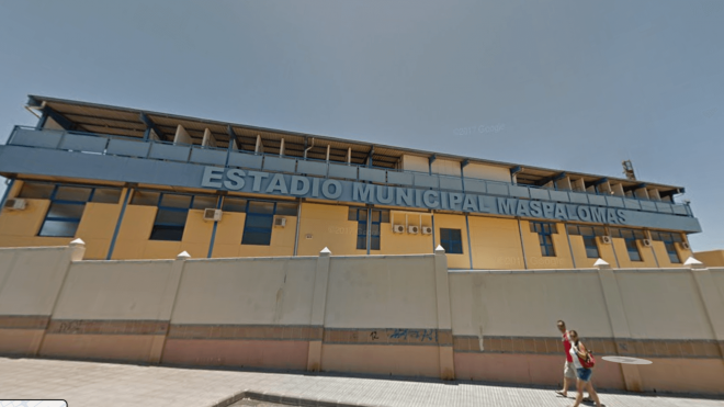 Estadio de Maspalomas, en Gran Canaria.