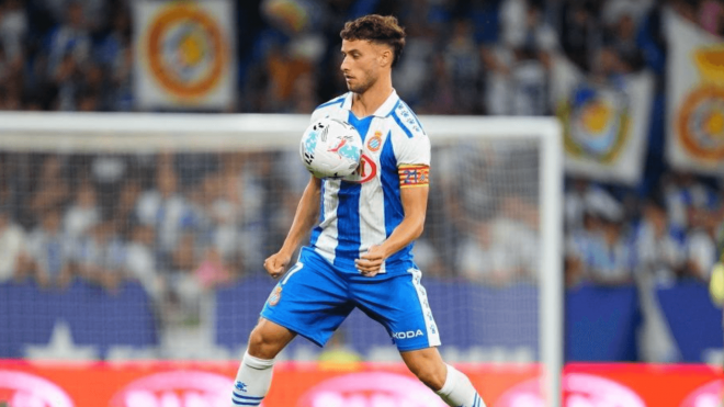 Javi Puado, en un partido con el Espanyol (Foto: LaLiga).