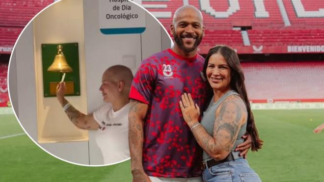 Marcao, junto a su esposa (Foto: SFC).