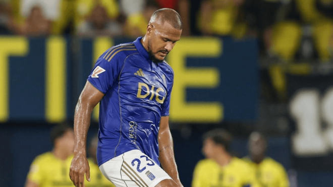 Solomón Rondón, en un partido con el Real Oviedo (Foto: LaLiga).