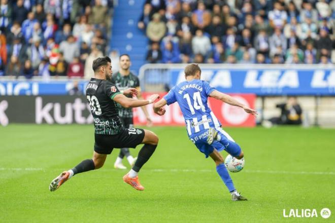 Rafa Mir, durante el Alavés - Elche (Foto: LALIGA).