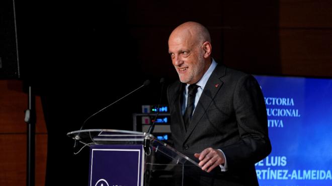 Javier Tebas en un acto (Europa Press)