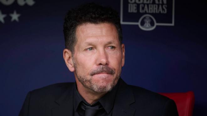 Diego Pablo Simeone en un partido del Atleti (Cordon Press)