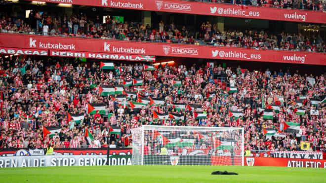 Unai Simón ha hablado sobre el homenaje a Palestina en San Mamés (foto: Cordon Press).