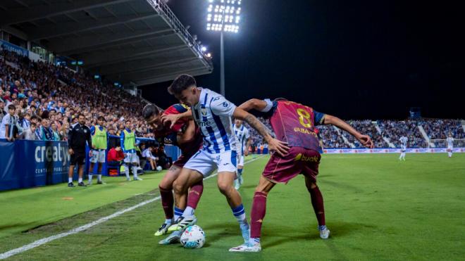 Naim García, durante el Leganés-Deportivo de la Coruña (foto: Cordon Press).