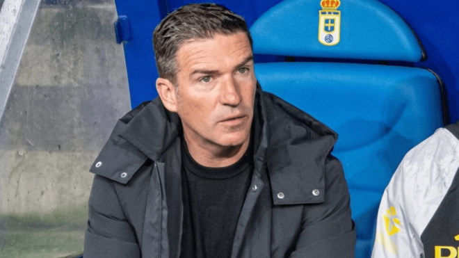 Luis Carrión, en su anterior etapa en el Real Oviedo (Foto: LaLiga).
