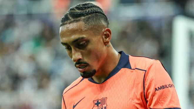 Raphinha durante un partido del Barça (Fuente: Cordon Press)