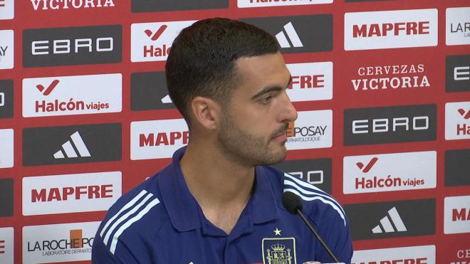Merino, en rueda de prensa (Foto: ElDesmmarque)