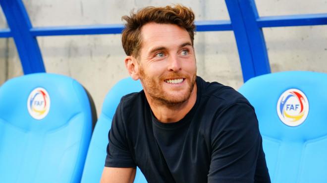 Ibai Gómez, entrenador del FC Andorra (Foto: LALIGA).