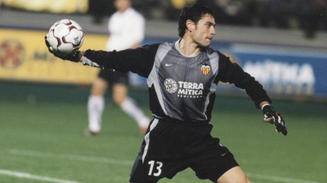 Andrés Palop cuando era portero del Valencia CF (Foto: Valencia CF)