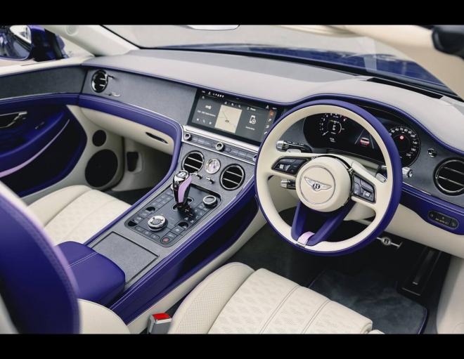 Bentley Continental GTC Speed Violette