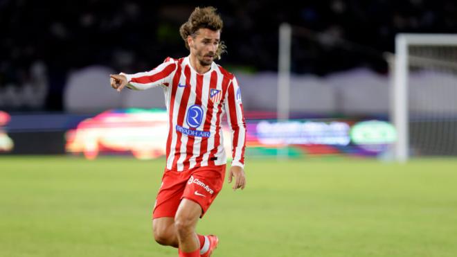 Griezmann en el partido contra el Inter (X: @Atleti)