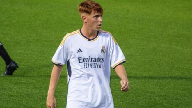 Gabriel Valero, con el Real Madrid (Foto: Real Madrid)