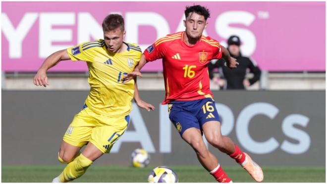 Imágenes del Ucrania - España de octavos de final del Mundial sub 20. (EFE)