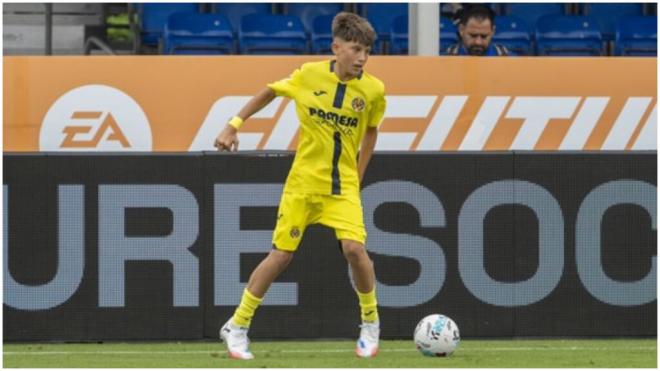 Thiago Reina con el Villarreal en el IX LALIGA FC Futures. (Foto: LALIGA)