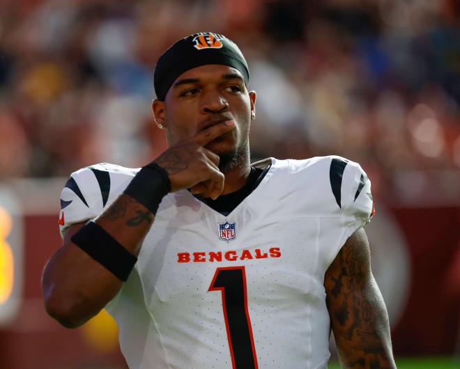 Ja'Marr Chase, wide receiver de los Cincinnati Bengals (Foto: Cordon Press)