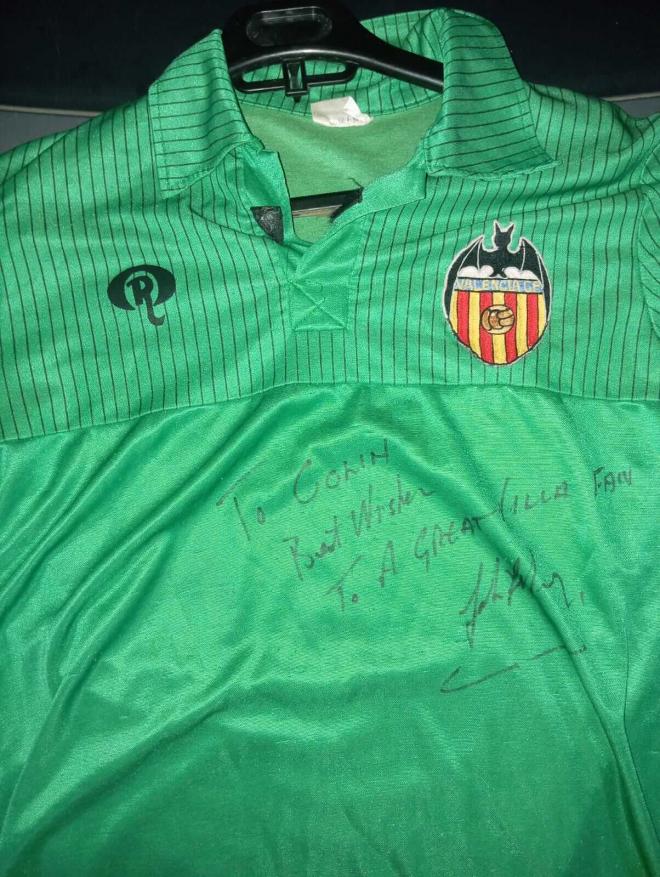 La camiseta encontrada de Sempere, portero del Valencia CF