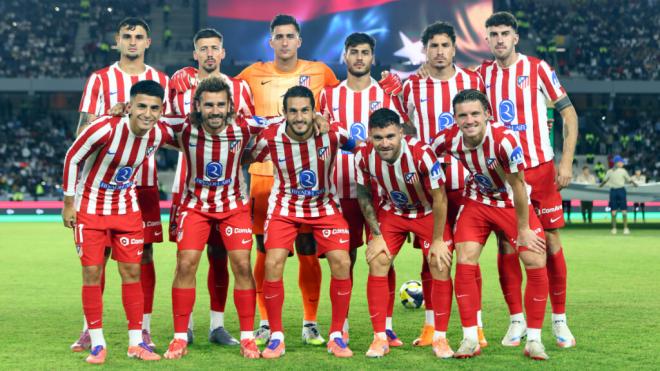 El once del Atleti ante el Inter (X: @Atleti)