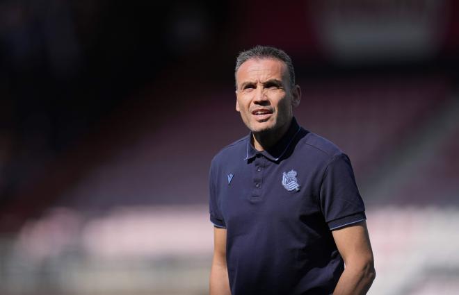 Sergio Francisco, en un partido de la Real Sociedad (Foto: Cordon Press).
