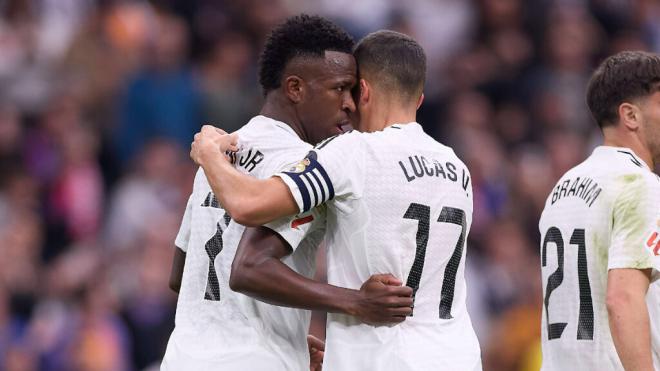 Vinicius y Lucas Vázquez en un partido del Real Madrid (Fuente: Cordon Press)