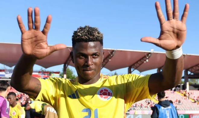Néiser Villarreal, delantero de Colombia sub 20 (Foto: fifa.com).