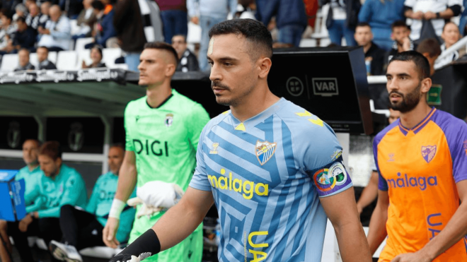 Alfonso Herrero, en un partido del Málaga (Foto: LaLiga).