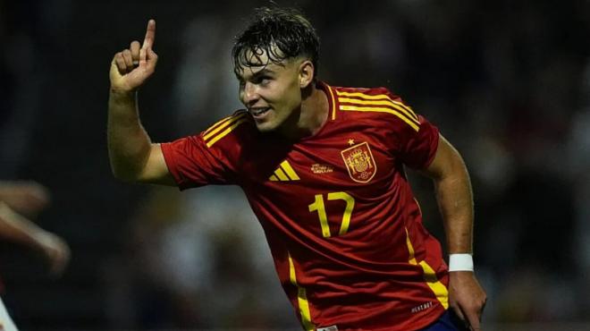 Además de Lo Celso, Ángel Ortiz también marcó (Foto: RFEF).