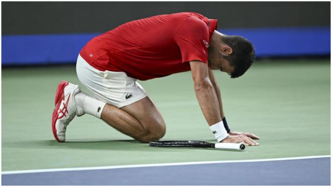 Djokovic, en la semifinal del Máster de Shanghái. (Cordon Press)