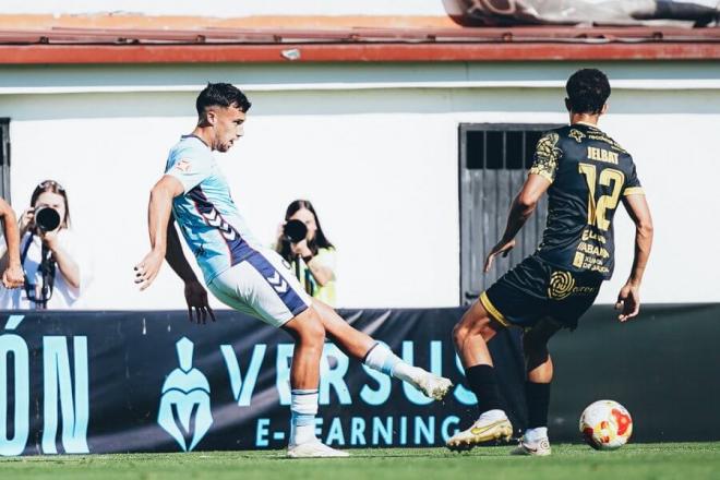 Álvaro Marín en Barreiro (Foto: Celta).