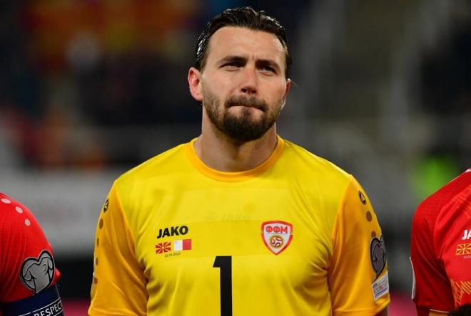 Stole Dimitrievski con Macedonia (Foto: Instagram)