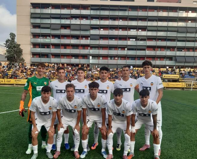 El VCF Mestalla vuelve a perder. (Fotos UE Sant Andreu (Álvaro Martín)