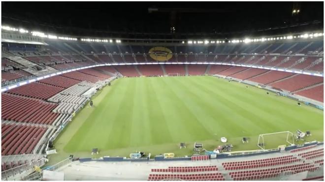 El Barcelona muestra los avances del Spotify Camp Nou. (@FCBarcelona_es)
