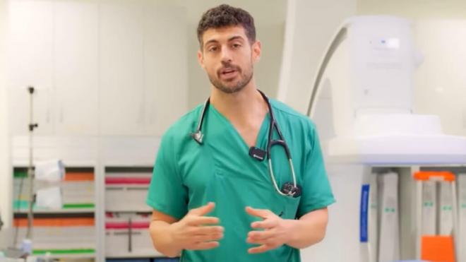 El cardiólogo José Abellán en sus redes sociales (Foto: @doctorabellan)