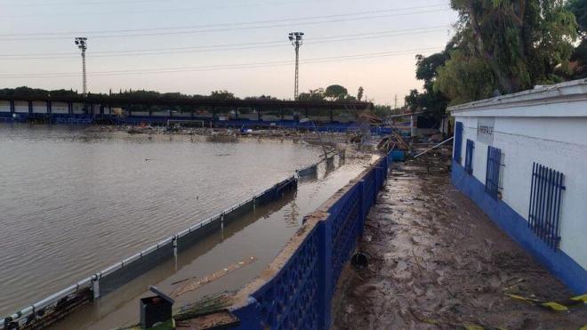 El Palleter tras la DANA (Foto: Paiporta CF)