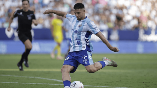 Jokin Gabilondo, en un partido con el Málaga (Foto: LaLiga).